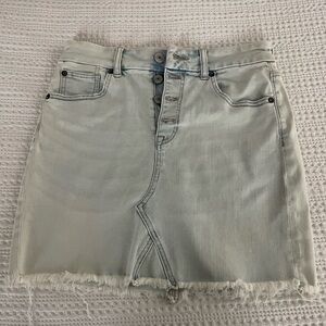 American Eagle Lightwash Jean Skirt